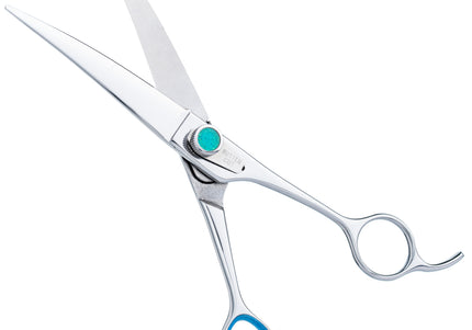 Geib Super Gator Curved Grooming Scissors – Triple-Hardened Stainless Steel, Ergonomic Micro-Grind Blades