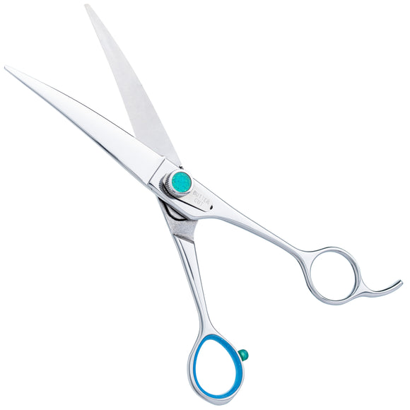 Geib Super Gator Curved Grooming Scissors – Triple-Hardened Stainless Steel, Ergonomic Micro-Grind Blades
