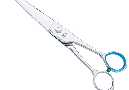 Geib Super Gator Curved Grooming Scissors – Triple-Hardened Stainless Steel, Ergonomic Micro-Grind Blades