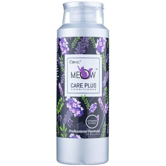 True Iconic Meow Care Plus Conditioner – Volumizing Cat Coat Formula, 400ml Bottle
