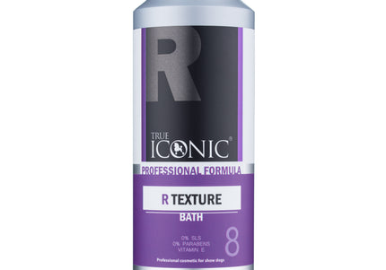 True Iconic R-Texture Bath Shampoo – Concentrated 1:7 Formula, 400ml, Enhances Wire Coat Texture