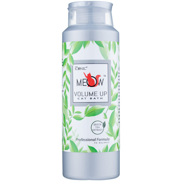 True Iconic Meow Volume Up Cat Shampoo – Volumizing Formula, 400ml, Enhances Coat Fullness
