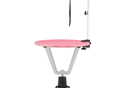 Blovi Event Hydraulic Grooming Table – 70cm Rotating Surface, Adjustable Height, Black Finish