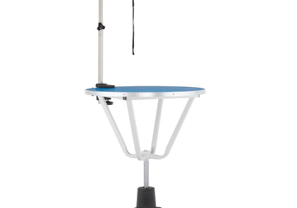 Blovi Event Hydraulic Grooming Table – 70cm Rotating Surface, Adjustable Height, Black Finish