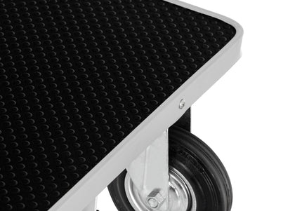 Blovi Trimming Table – Black 95x55cm Tabletop with Wheels, Extension Arm and Storage Basket