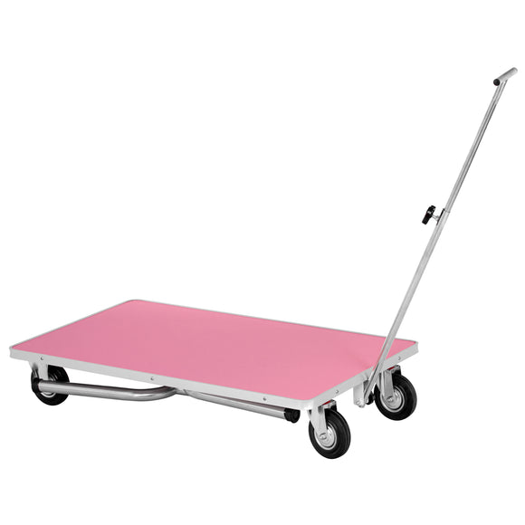 Blovi Trimming Table – Black 95x55cm Tabletop with Wheels, Extension Arm and Storage Basket