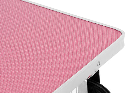 Blovi Trimming Table – Black 95x55cm Tabletop with Wheels, Extension Arm and Storage Basket