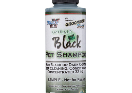 Double K Emerald Black Shampoo – Concentrated Color-Enhancing Formula for Dark Coats, 118ml