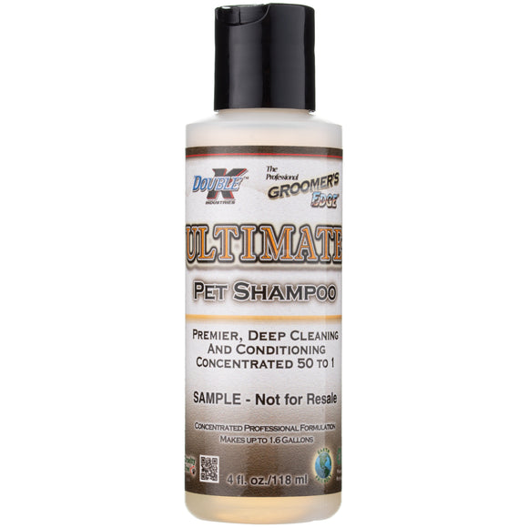 Double K Ultimate Shampoo – Gentle Cleansing Concentrate, 1:50 Dilution, 118ml Bottle