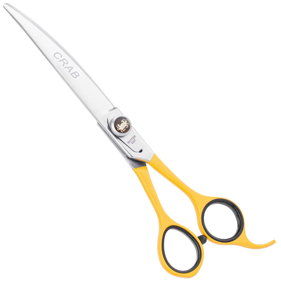 Geib Crab Curved Grooming Scissors 9.5" – Precision Micro-Bevel Blade, Level 1 Quality