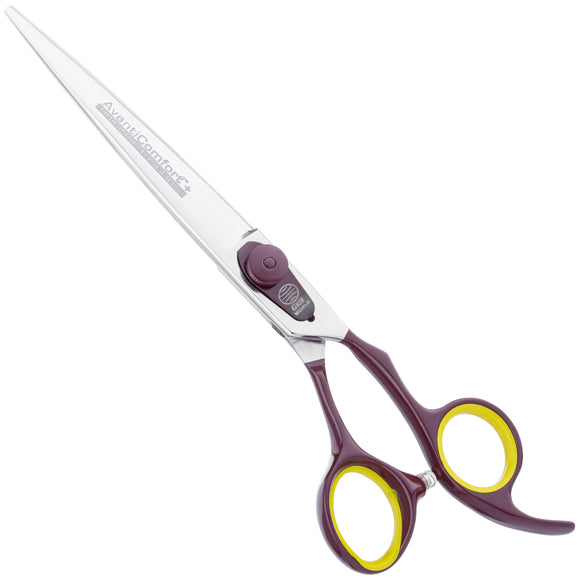 Geib Avanti Comfort Plus Straight Scissors – 9.5" Ergonomic Micro-Bevel Professional Grooming Shears