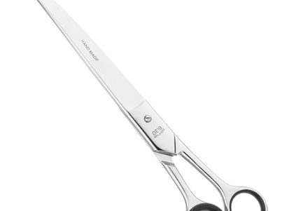 Geib Gator 88 Curved Scissors 10 Inch – Solid Wide Blade Grooming Shears with Micro-Grind Edge