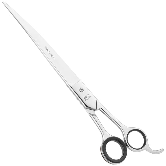 Geib Gator 88 Curved Scissors 10 Inch – Solid Wide Blade Grooming Shears with Micro-Grind Edge