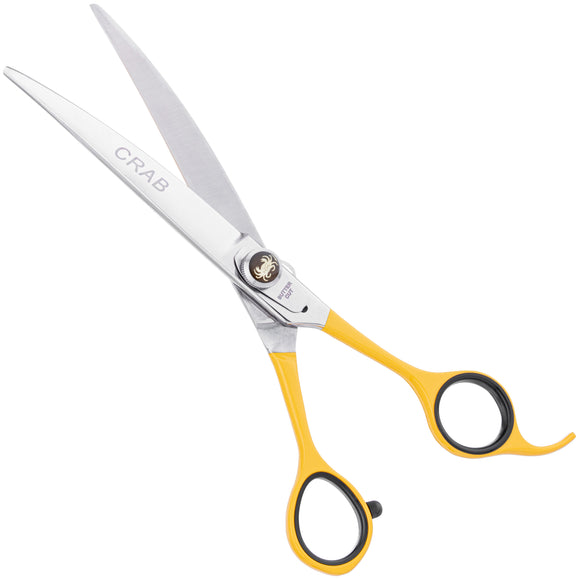 Geib Crab Curved Grooming Scissors 9.5" – Precision Micro-Bevel Blade, Level 1 Quality