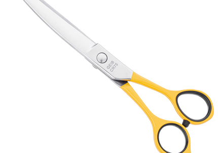 Geib Crab Curved Grooming Scissors 9.5" – Precision Micro-Bevel Blade, Level 1 Quality