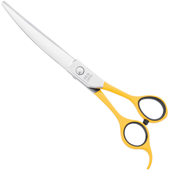 Geib Crab Curved Grooming Scissors 9.5" – Precision Micro-Bevel Blade, Level 1 Quality