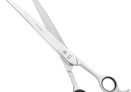 Geib Gator 88 Curved Scissors 10 Inch – Solid Wide Blade Grooming Shears with Micro-Grind Edge