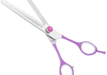 Geib Gator Gear Thinning Shears 7" – Lightweight Single-Sided 46-Tooth Design, Handy Grip