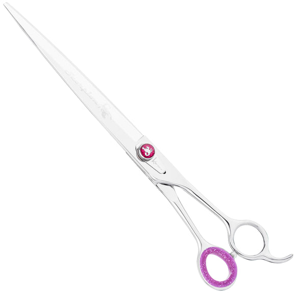 Kenchii Scorpion Straight Grooming Scissors – 9 Inch, Ergonomic Handle, Professional Quality