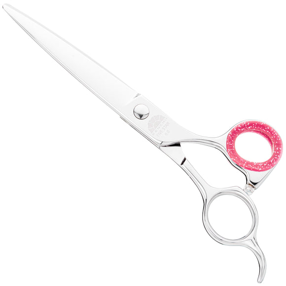 Kenchii Five Star Offset Grooming Scissors – 9 Inch Straight Blade, Ergonomic Design