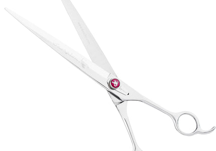 Kenchii Scorpion Straight Grooming Scissors – 9 Inch, Ergonomic Handle, Professional Quality