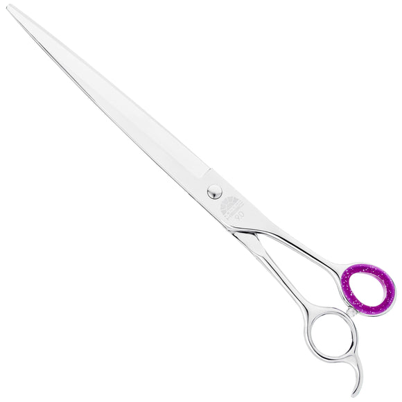 Kenchii Scorpion Straight Grooming Scissors – 9 Inch, Ergonomic Handle, Professional Quality