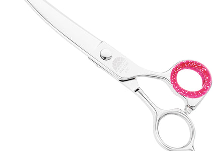 Kenchii Five Star Offset Curved Scissors – 6 Inch, Premium Stainless Steel, Ergonomic Design