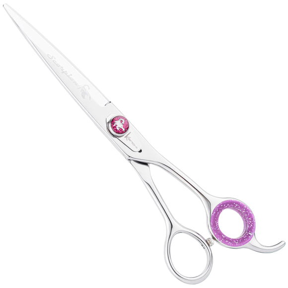 Kenchii Scorpion Straight Grooming Scissors – 9 Inch, Ergonomic Handle, Professional Quality