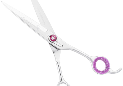 Kenchii Scorpion Straight Grooming Scissors – 9 Inch, Ergonomic Handle, Professional Quality