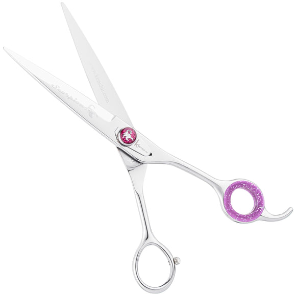Kenchii Scorpion Straight Grooming Scissors – 9 Inch, Ergonomic Handle, Professional Quality