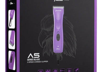 Joyzze Falcon Corded Clipper – Ultra-Light Quiet Grooming Tool with No. 10 Blade, 2 Speeds, Black