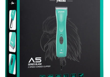 Joyzze Falcon Corded Clipper – Ultra-Light Quiet Grooming Tool with No. 10 Blade, 2 Speeds, Black