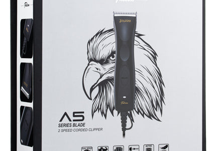 Joyzze Falcon Corded Clipper – Ultra-Light Quiet Grooming Tool with No. 10 Blade, 2 Speeds, Black