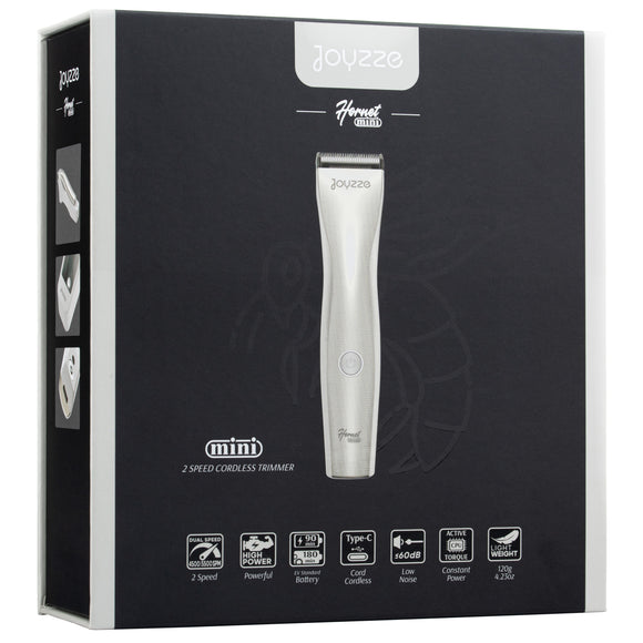 Joyzze Hornet Mini Trimmer – Professional Two-Speed Grooming Tool with 0.6mm Blade, Purple