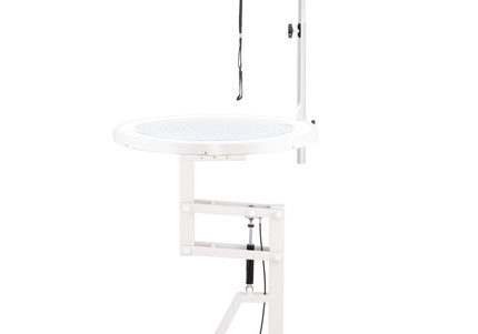 Blovi Luce Air Lift LED Grooming Table – Illuminated Rotating Top, Pneumatic Height Adjustment 70cm