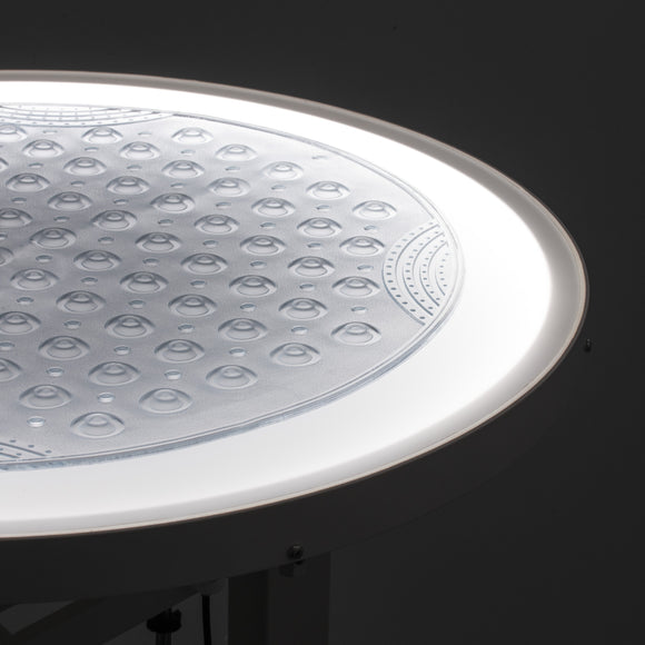 Blovi Luce Air Lift LED Grooming Table – Illuminated Rotating Top, Pneumatic Height Adjustment 70cm