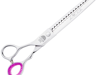 Kenchii Love Left Chunkers 8" – Left-Handed Thinning Shears, 22 Teeth, Ergonomic Design