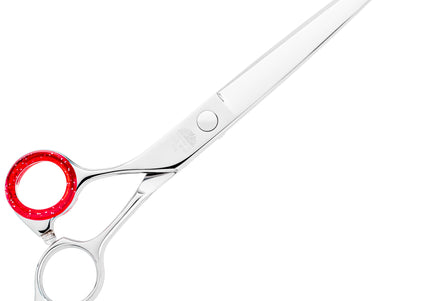 Kenchii Five Star Left Offset 7" Straight Grooming Scissors – Ergonomic Design, Premium Steel
