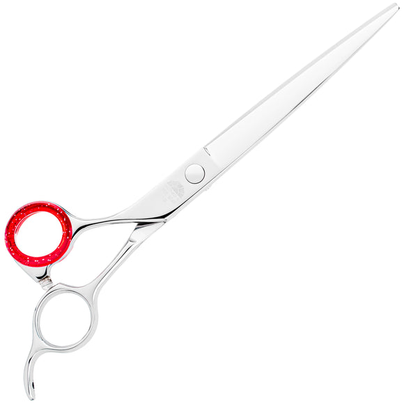Kenchii Five Star Left Offset 7" Straight Grooming Scissors – Ergonomic Design, Premium Steel