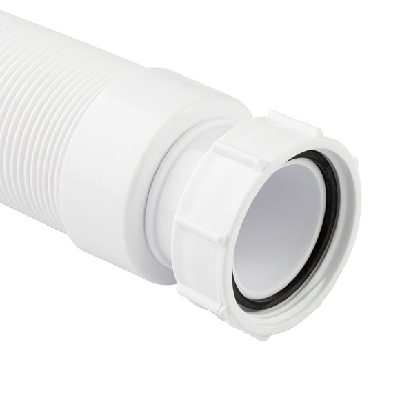 Flexible Pleated Drain Hose – Universal Fit, 1.5 Inch Diameter, Durable for Grooming Bathtubs