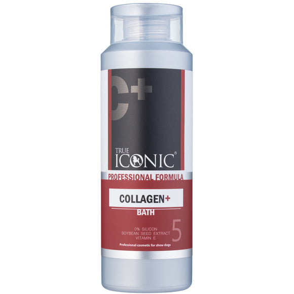 True Iconic Collagen Plus Bath Shampoo – Regenerating Formula with Collagen and Vitamin E, Concentrate 1:7, 400ml