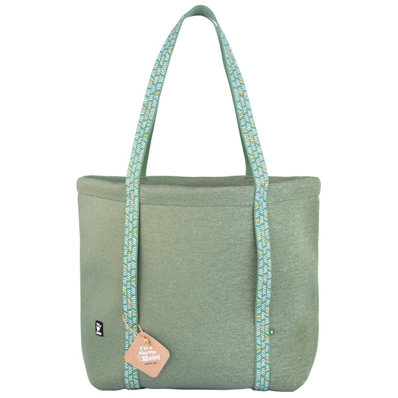 Hurtta Zhero Razzle Dazzle Tote Bag – Large, Roomy Accessory Carrier in Green