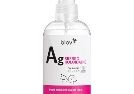 Blovi Colloidal Silver Solution 250ml – Gentle Antibacterial Liquid, Fast-Acting Formula