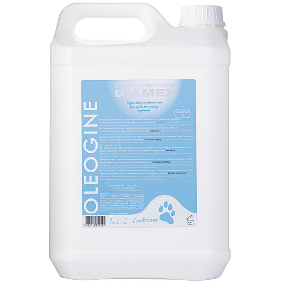 Diamex Oleogine Colloidal Conditioner – Regenerating Formula with Organic Coconut Oil, Concentrate 1:8, 5L
