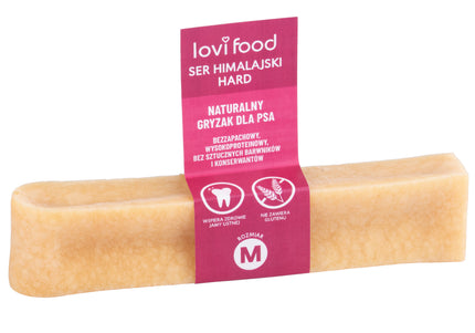 Lovi Food Himalayan Cheese Hard Snack – Natural Long-Lasting Chew, Medium Size