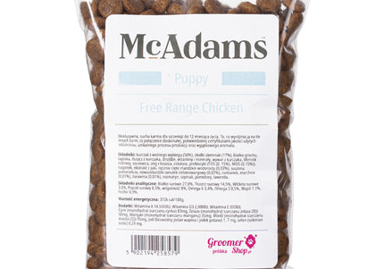 McAdams Puppy Baked Food – Free Range Chicken Recipe, 100g Sample Pack