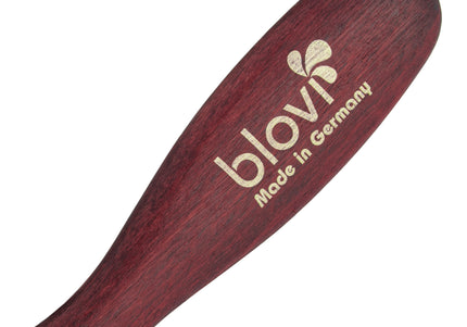 Blovi Red Wood Large Pin Brush – Oval Design with 35mm Metal Pins, Ideal for Long Coats