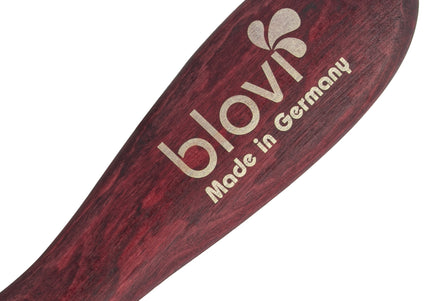 Blovi Red Wood Small Pin Brush – Soft Wooden Grooming Brush with 21mm Metal Pins