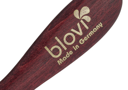Blovi Red Wood Small Pin Brush – Compact Oval Design with Short 20mm Pins for Gentle Grooming