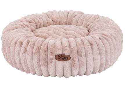 Biglo Cobe Donut Pink Bed – Soft Fluffy Anti-Stress Design, Large Size